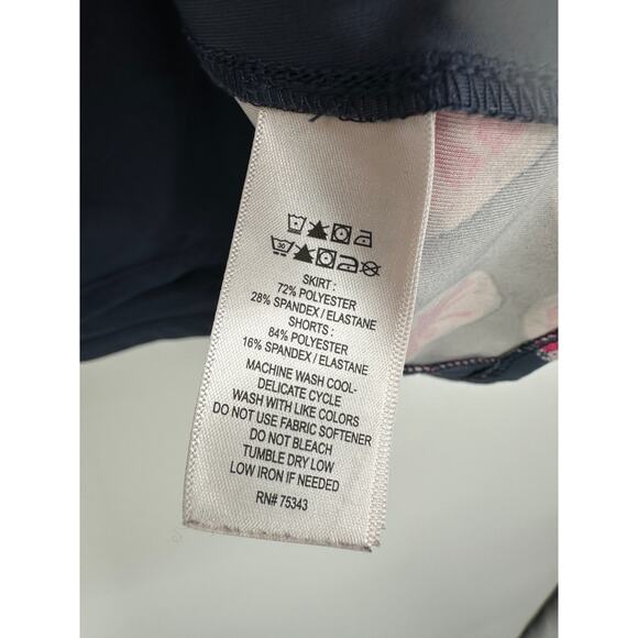 Tommy Bahama Golf Womens Blue Skort Size L Pickleball Tennis Workout Active - Picture 9 of 9